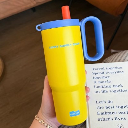 316 Stainless Steel Large Capacity Suction Cup Car Cup with Handle