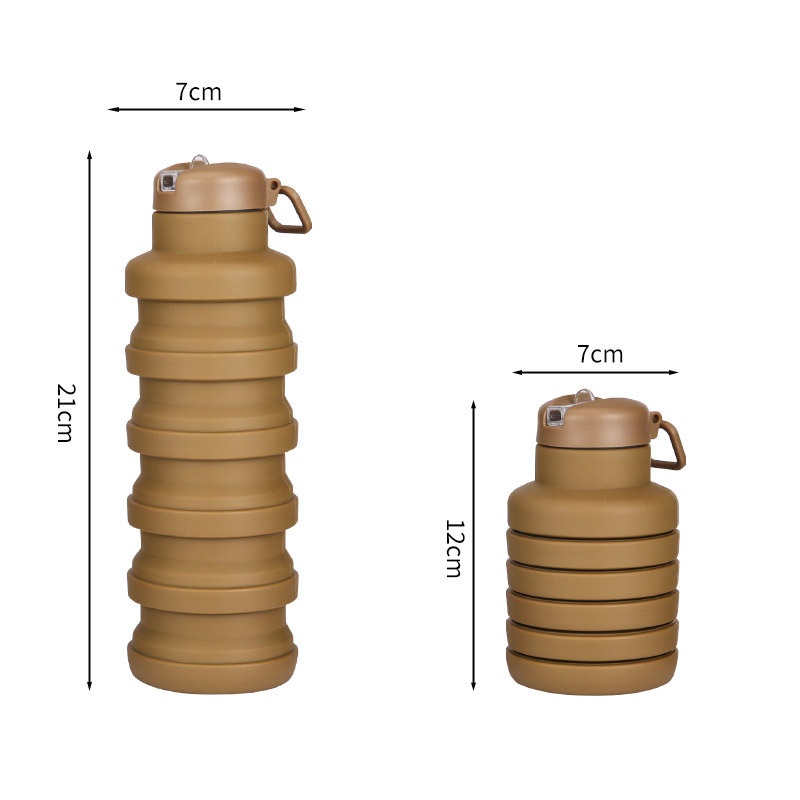 Outdoor Portable Folding Water Bottle Silicone
