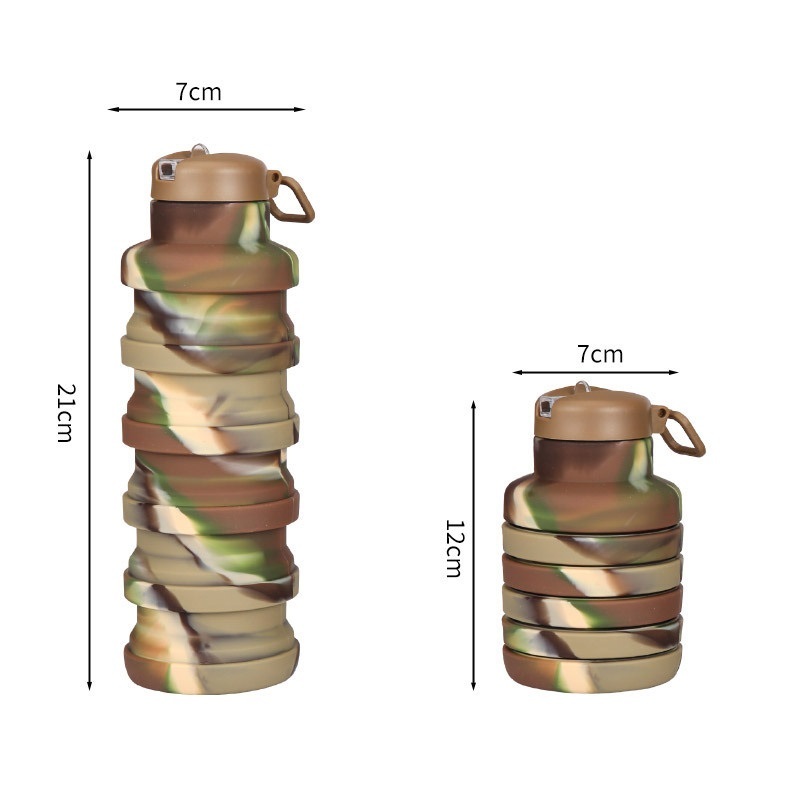 Outdoor Portable Folding Water Bottle Silicone
