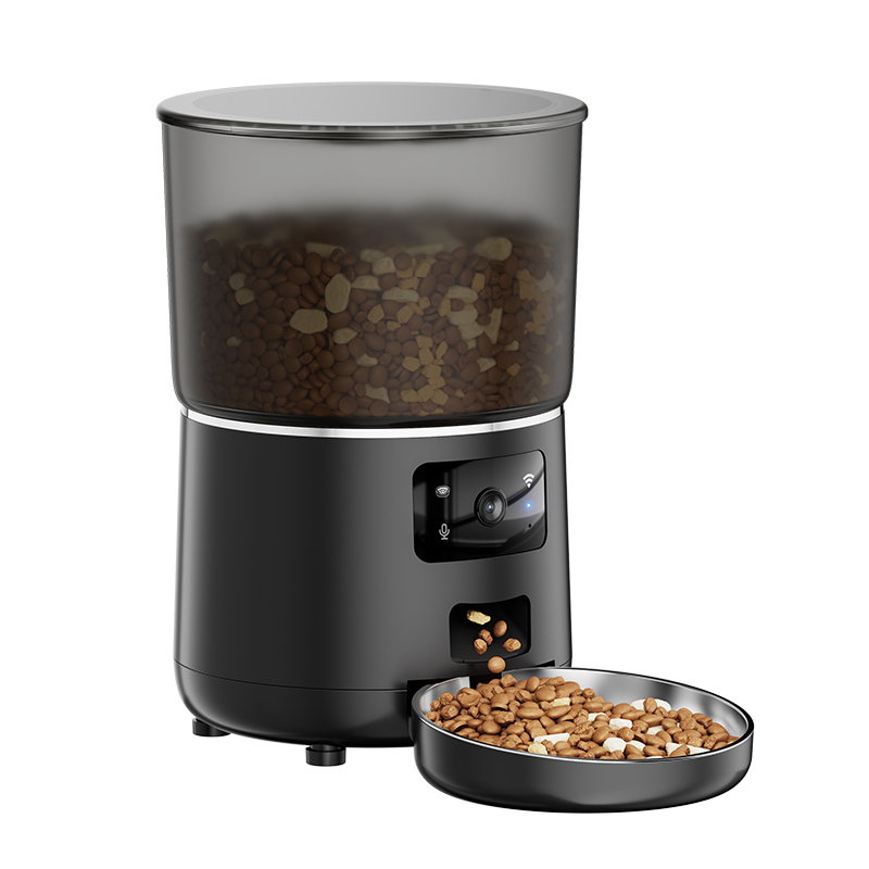 Smart pet feeder, Mobile app remote Control Feeding, Voice and vVideo