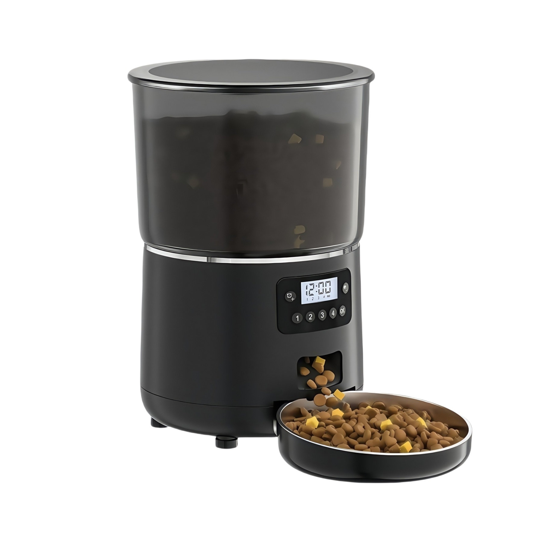 SmartPaws DuoFeeder - 4L Clog-Proof Pet Food Dispenser with Live HD Ca