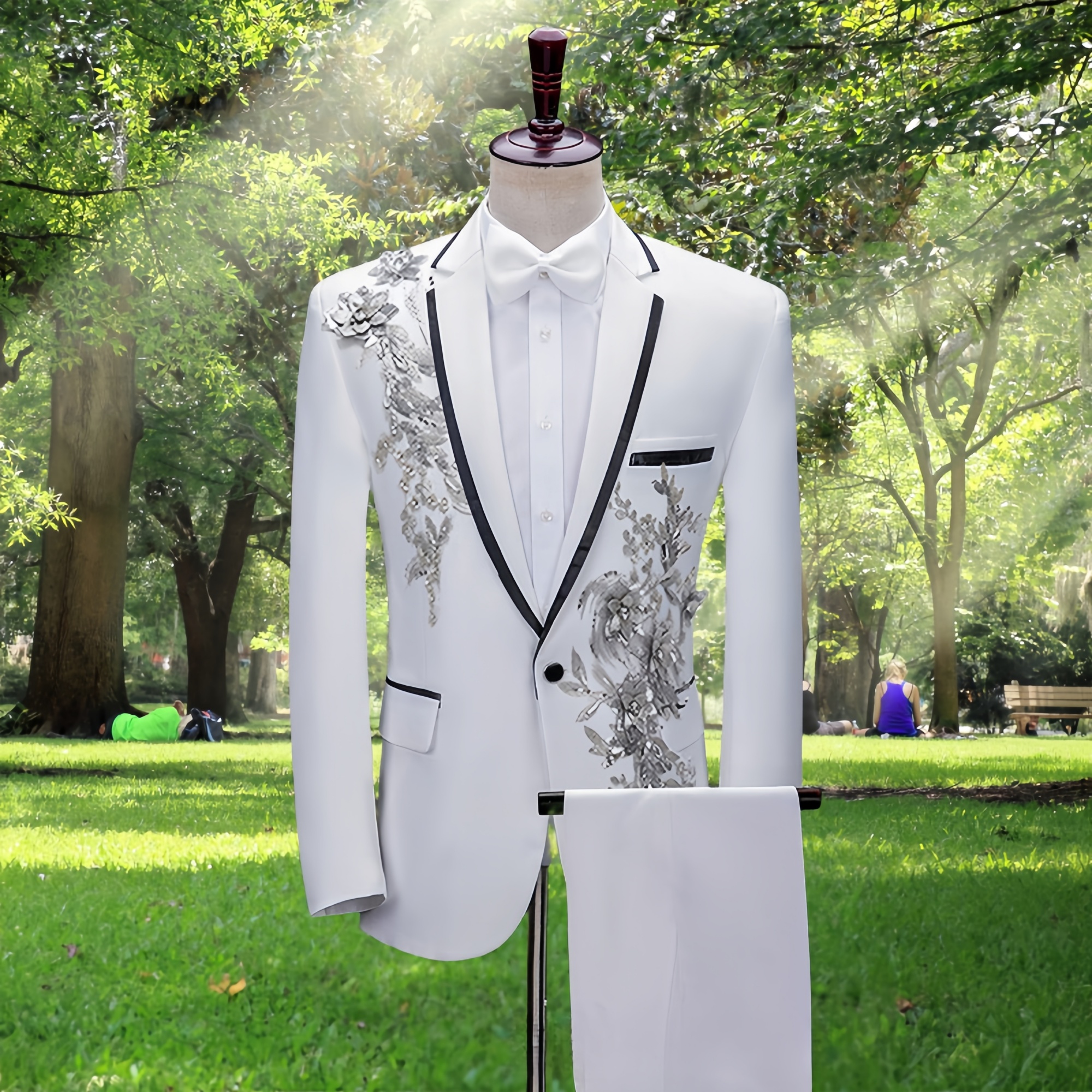 Elegant wedding suits for men Performance suits for men