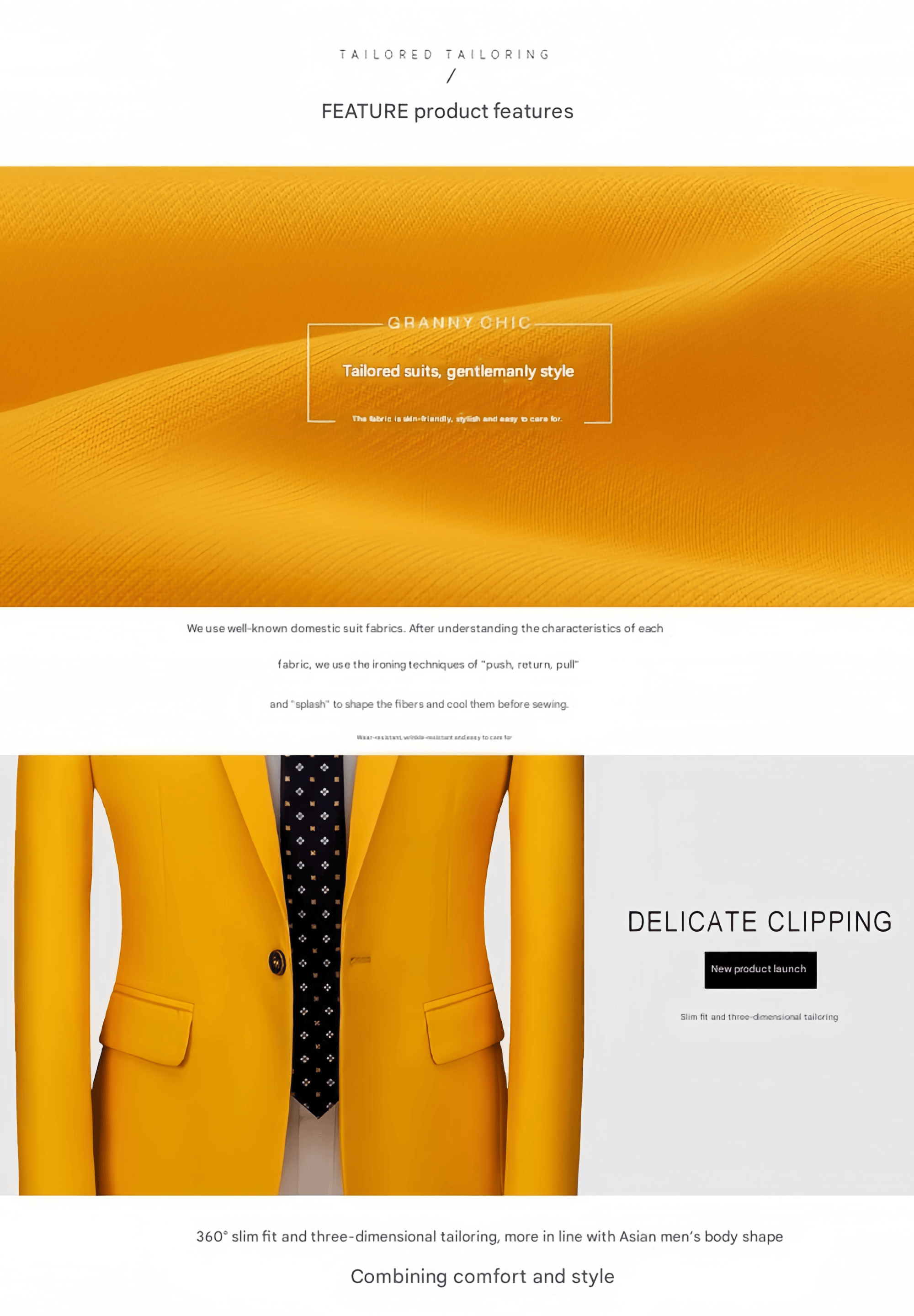 Elegant high quality wedding groomsmen suits for men