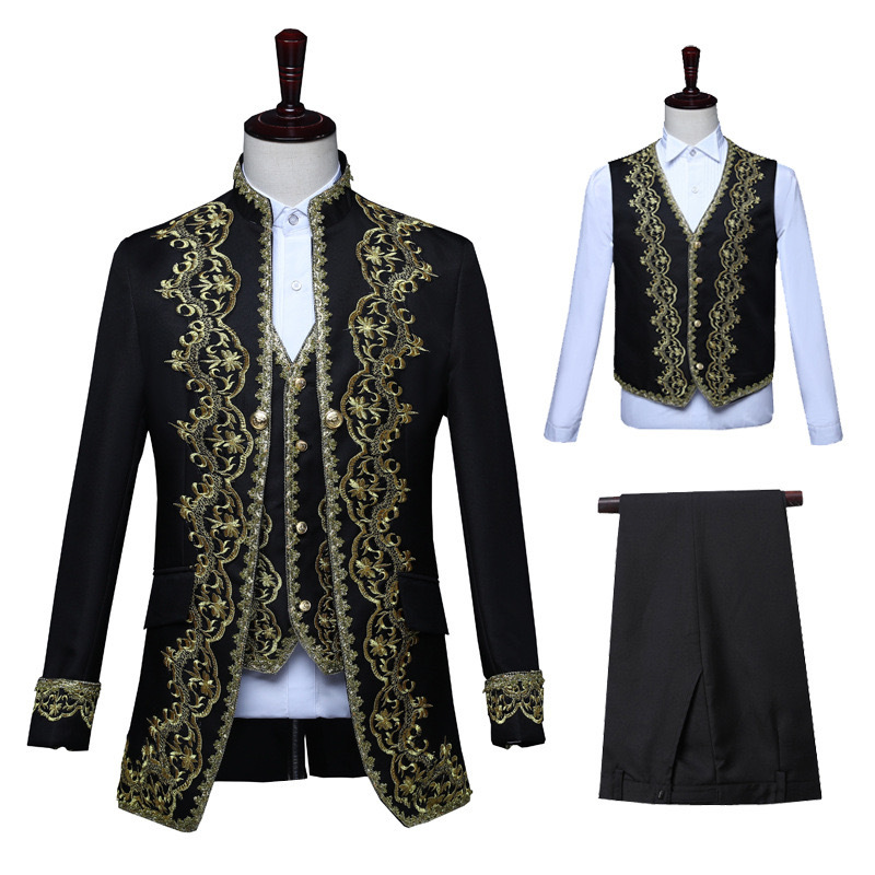 European court wedding suits for men / performance suits for men