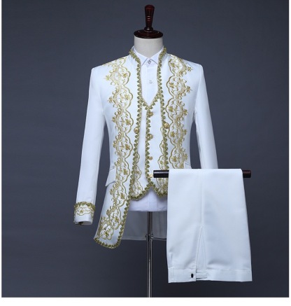 European court wedding suits for men / performance suits for men