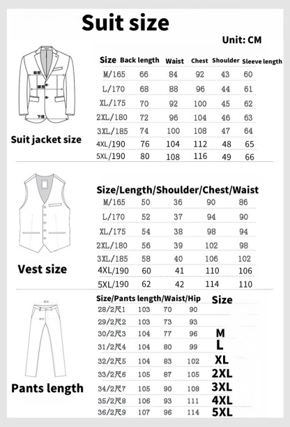 Elegant high quality men's wedding suits