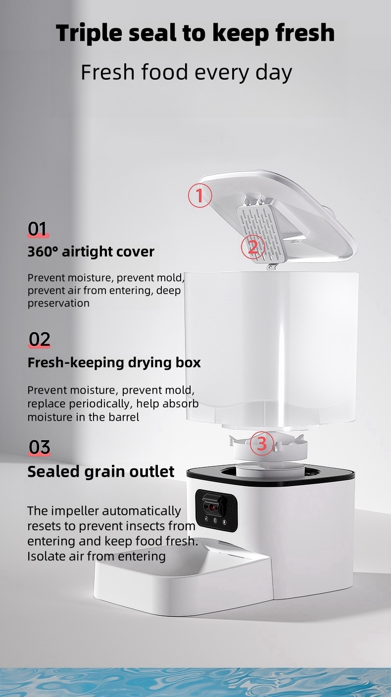 6L Large Capacity Pet Smart Feeder