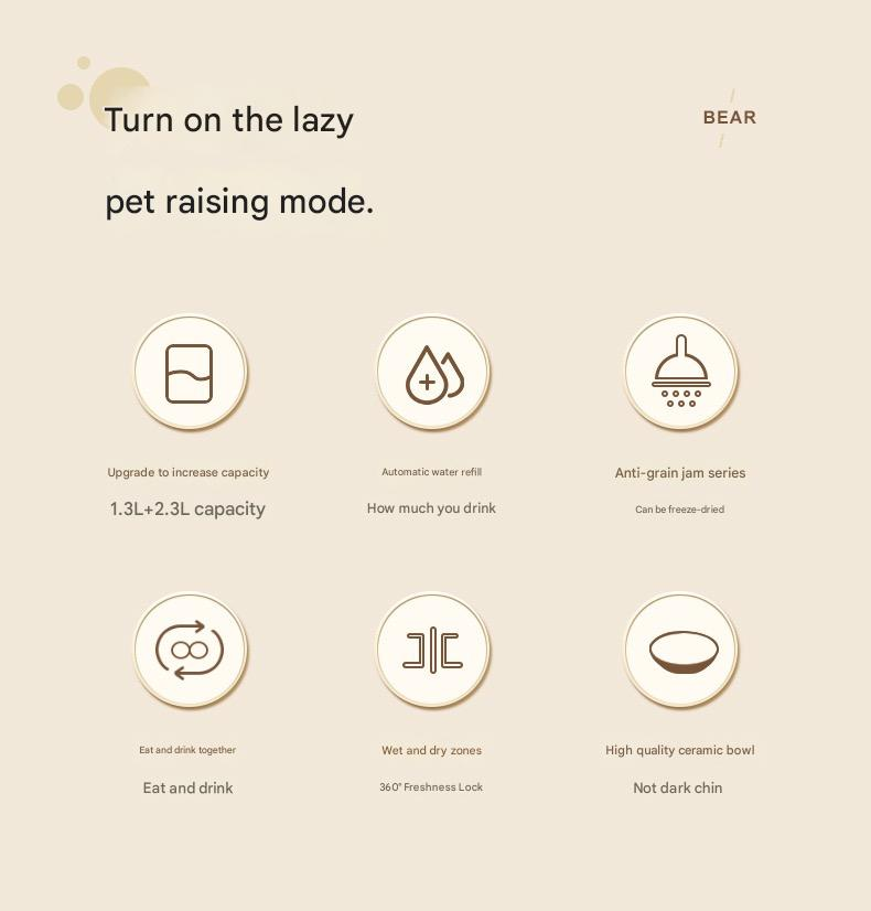 Pet Large Water and Food Dispenser