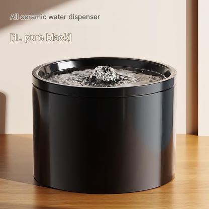 EcoSilent Pro Ceramic Pet Fountain – Smart TempTech™, Radar-Activated Flow & Self-Purify System for 24/7 Fresh Hydration