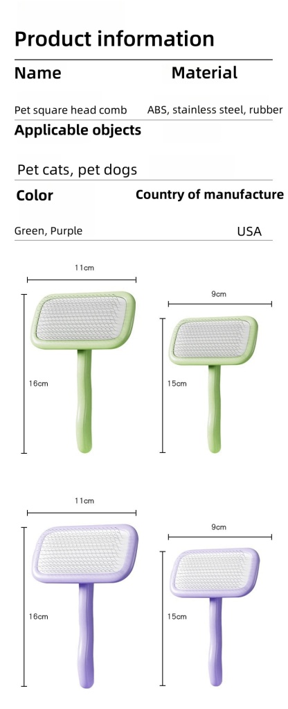 Pet Hair and Dog Grooming Brush