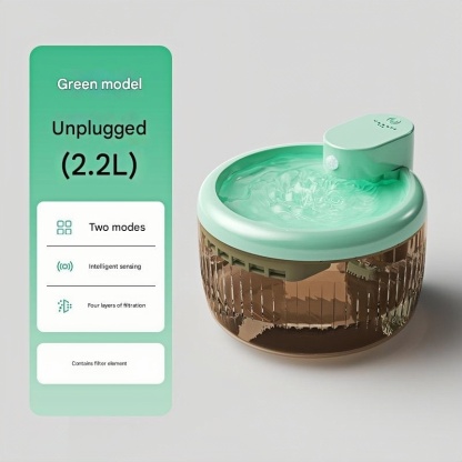 Smart induction mobile water dispenser wireless pet water dispenser