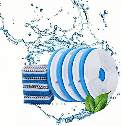 Square Stainless Steel Pet Fountain - 2.5L Silent Water Flow, Leakproof Design & Visible Water Level (Vet-Approved 304 Steel)