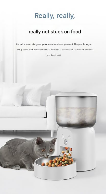SmartFeeder ProMix™ - 3L Clog-Free Pet Feeder with Freeze-Dried Mode & Live Cam (Hybrid Power/EU Certified/12mm XL Toppers)