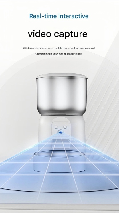 SmartFeeder ProMix™ - 3L Clog-Free Pet Feeder with Freeze-Dried Mode & Live Cam (Hybrid Power/EU Certified/12mm XL Toppers)