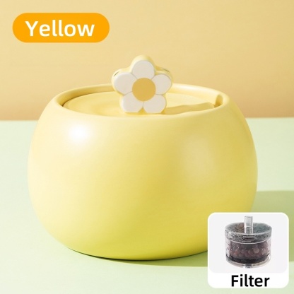 EcoSmart Pet Hydration Station – Vet-Recommended Ceramic Bowl with Silent Flow & Instant Clean Tech