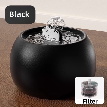 EcoSmart Pet Hydration Station – Vet-Recommended Ceramic Bowl with Silent Flow & Instant Clean Tech