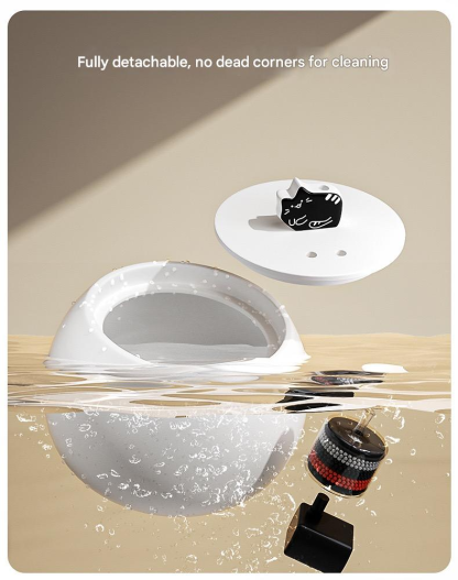 EcoSmart Pet Hydration Station – Vet-Recommended Ceramic Bowl with Silent Flow & Instant Clean Tech