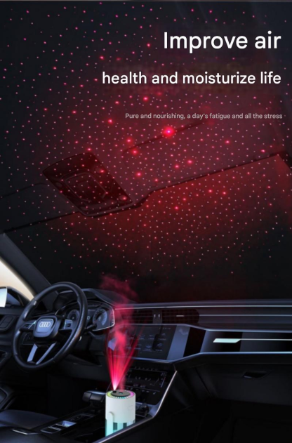 Dual-Purpose Humidifier: Safe, Quiet & Starry-Night Comfort for You & Your Pet