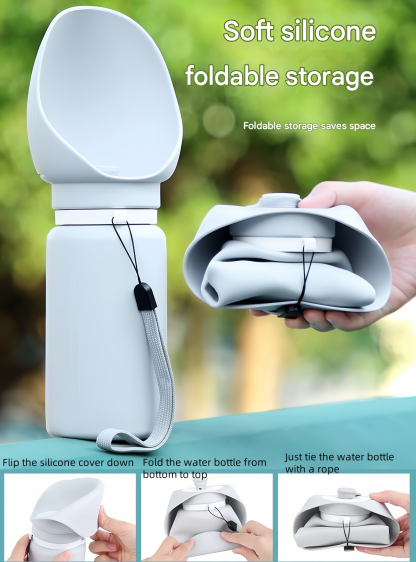 Silicone Collapsible Pet Bottle – Lightweight, Eco-Friendly & Travel-Ready