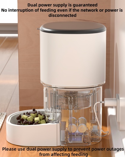 Smart WiFi Pet Feeder with Dual Power - APP Control, Missed Meal Alerts & Stormproof Design | UK/AU/IE Stock | No Subscription Fees!