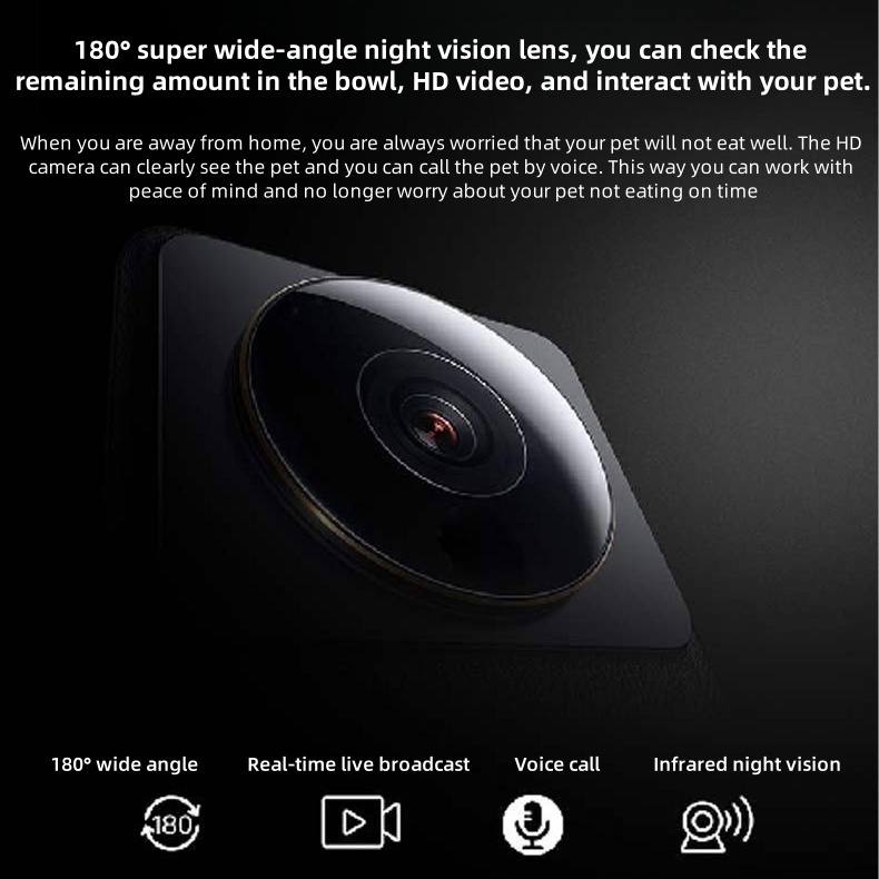 Advanced 5.5L Smart Pet Feeder – Real-Time HD Video, AI Voice Interaction, Scheduled Feeding, Battery & Plug Backup – Fresh & Dry Food Storage – EU/UK Certified