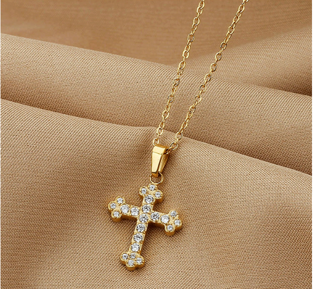 Pendant Necklace for Women, Fashion Jewelry, 14k Gold-Plated