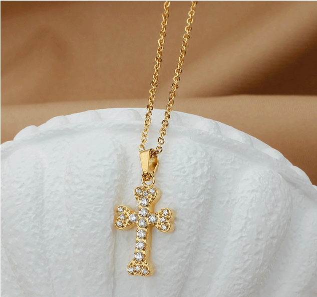 Pendant Necklace for Women, Fashion Jewelry, 14k Gold-Plated