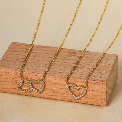 Heart Pendant Necklace for Her Moissanite Lab-Created Gem Jewelry for Women I Love You S925 Sterling Silver Gifts to Wife Girlfriend Mom Daughter Anniversary Birthday Christmas Valentines Day