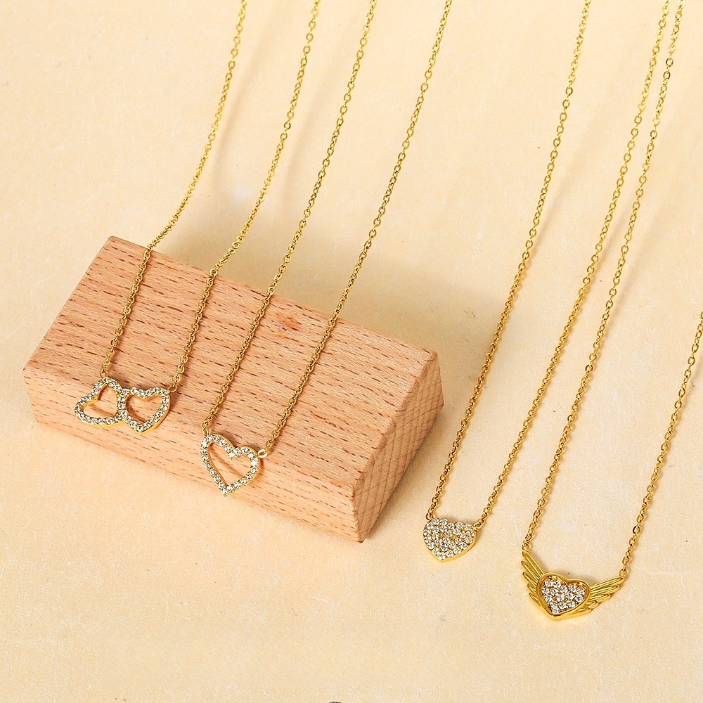 Heart Pendant Necklace for Her Moissanite Lab-Created Gem Jewelry for Women I Love You S925 Sterling Silver Gifts to Wife Girlfriend Mom Daughter Anniversary Birthday Christmas Valentines Day