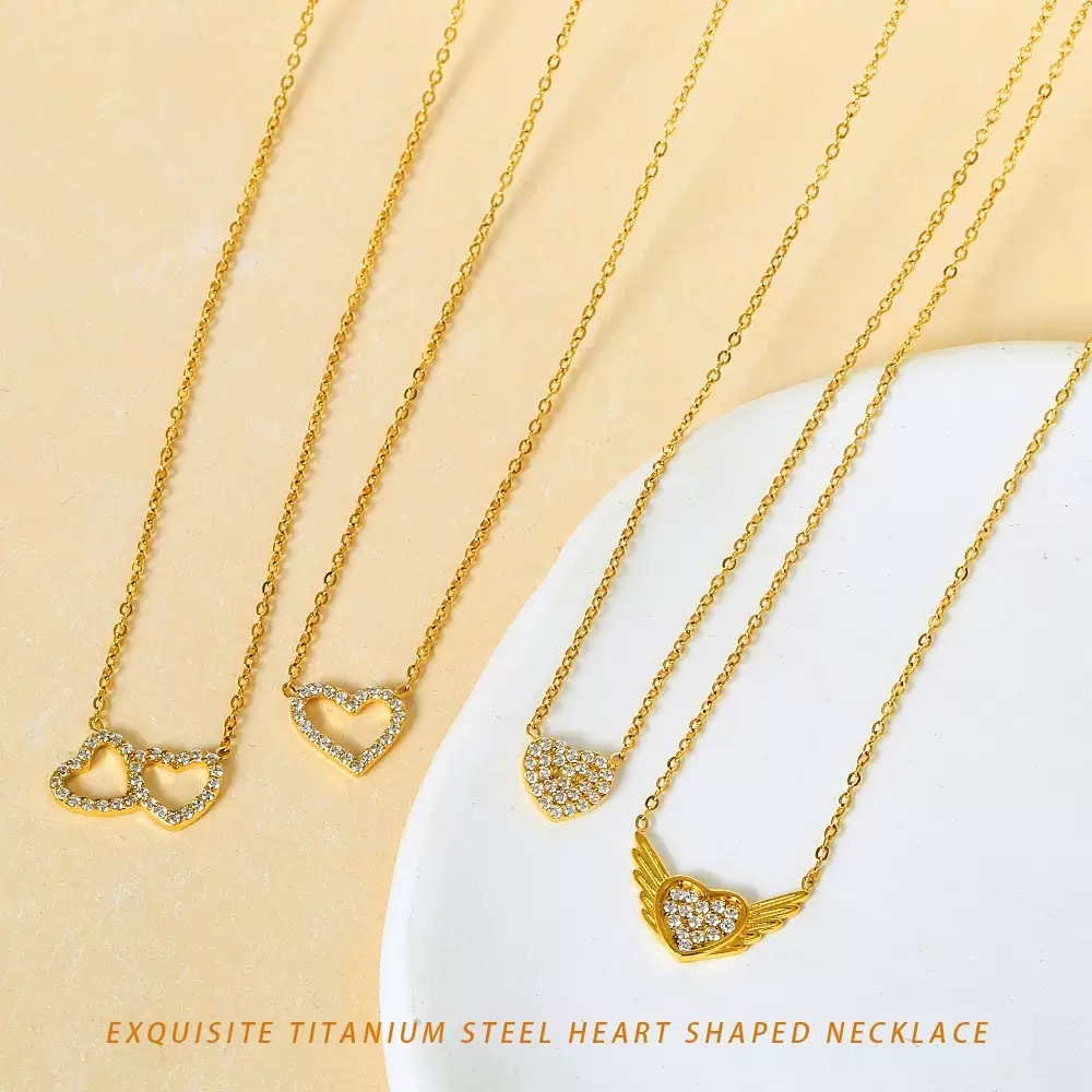 Heart Pendant Necklace for Her Moissanite Lab-Created Gem Jewelry for Women I Love You S925 Sterling Silver Gifts to Wife Girlfriend Mom Daughter Anniversary Birthday Christmas Valentines Day