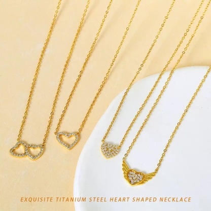 Heart Pendant Necklace for Her Moissanite Lab-Created Gem Jewelry for Women I Love You S925 Sterling Silver Gifts to Wife Girlfriend Mom Daughter Anniversary Birthday Christmas Valentines Day