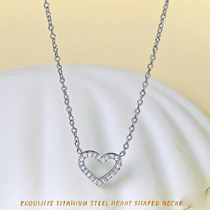 Heart Pendant Necklace for Her Moissanite Lab-Created Gem Jewelry for Women I Love You S925 Sterling Silver Gifts to Wife Girlfriend Mom Daughter Anniversary Birthday Christmas Valentines Day