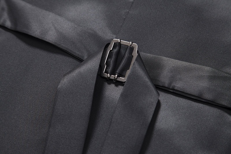 Men's Herringbone Tweed Suit Vest Casual Wool Blend Waistcoat