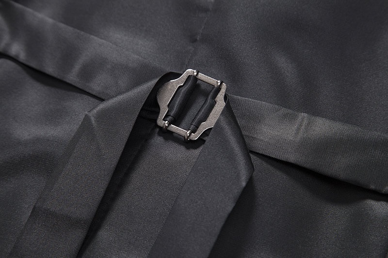 Men's Herringbone Tweed Suit Vest Casual Wool Blend Waistcoat