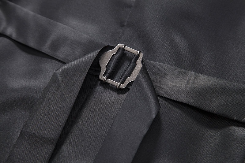 Men's Herringbone Tweed Suit Vest Casual Wool Blend Waistcoat