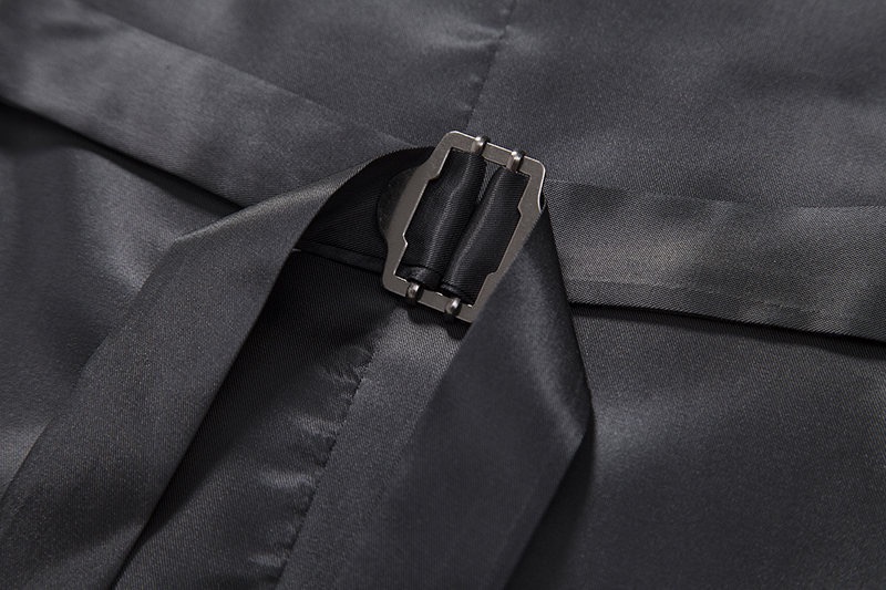 Men's Herringbone Tweed Suit Vest Casual Wool Blend Waistcoat