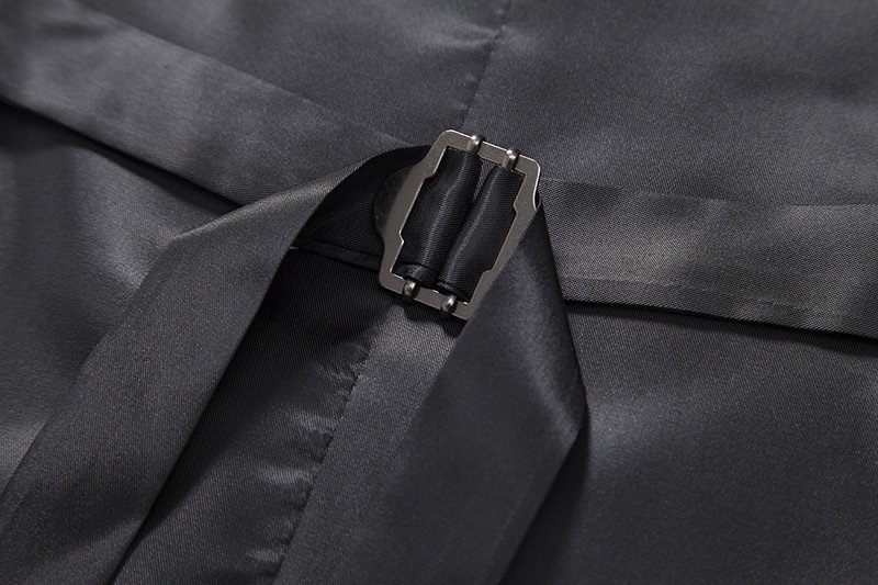 Men's Herringbone Tweed Suit Vest Casual Wool Blend Waistcoat