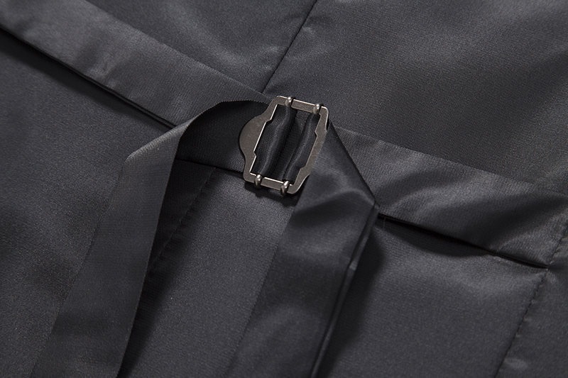 Men's Herringbone Tweed Suit Vest Casual Wool Blend Waistcoat