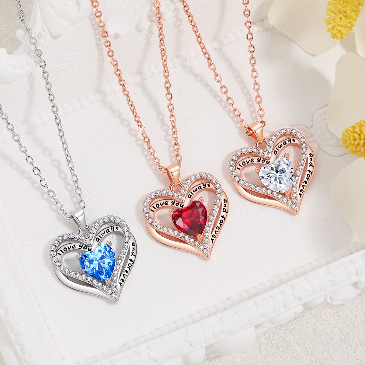 Mother's Day Diamond Necklace/Diamond Ring