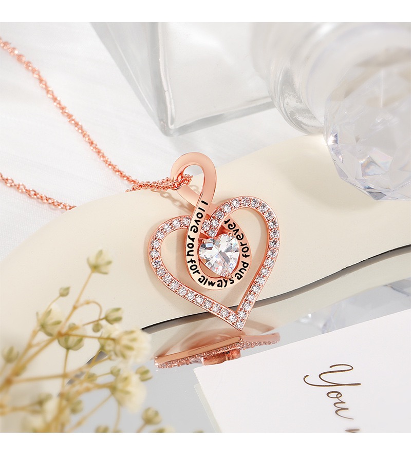 Moissanite Heart Pendant Necklace for Women,D Color VVS1 Moissanite Lab-Created Gem,925 Sterling Silver Gold Plating,Wedding,Anniversary Birthday Fine Jewelry Gifts for Wife Her Mom Girlfriend