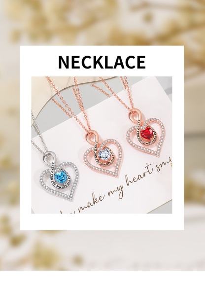 Moissanite Heart Pendant Necklace for Women,D Color VVS1 Moissanite Lab-Created Gem,925 Sterling Silver Gold Plating,Wedding,Anniversary Birthday Fine Jewelry Gifts for Wife Her Mom Girlfriend