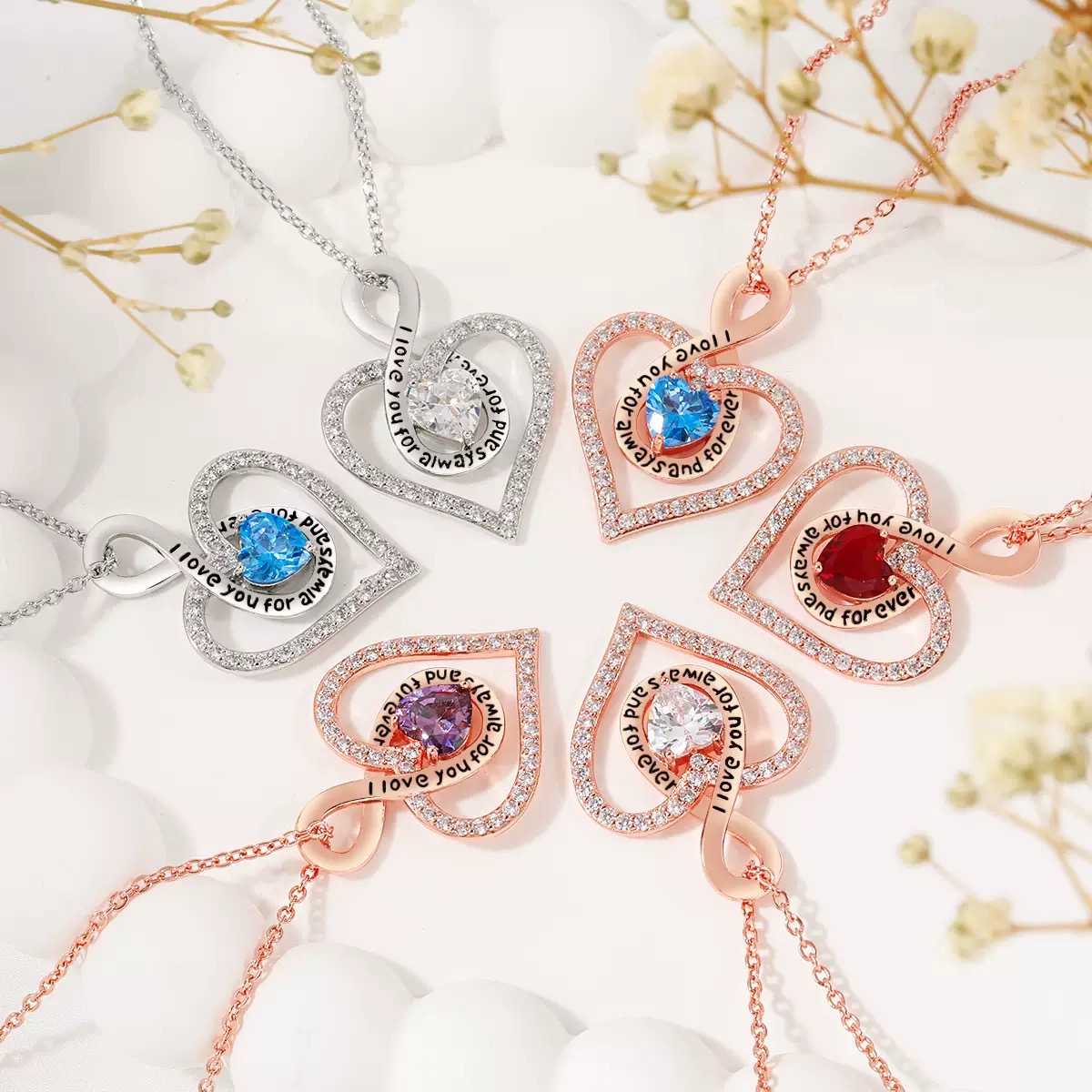 Moissanite Heart Pendant Necklace for Women,D Color VVS1 Moissanite Lab-Created Gem,925 Sterling Silver Gold Plating,Wedding,Anniversary Birthday Fine Jewelry Gifts for Wife Her Mom Girlfriend