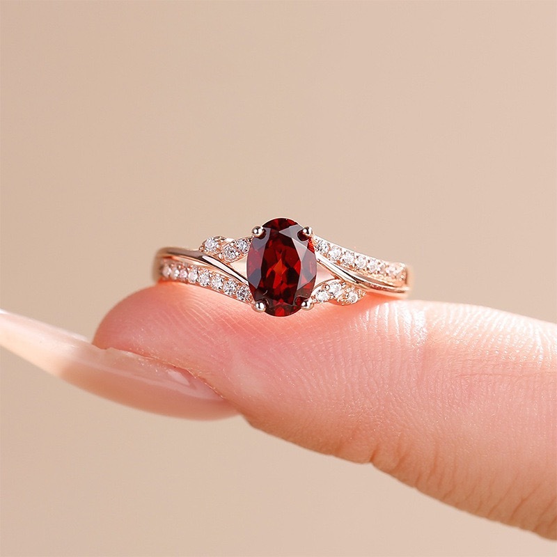 Celtic Birthstone Rings for Women 1.4Carat(CTW) 925 Sterling Silver Heart/Round/Pear/Oval Created Gemstone Moissanite Halo Engagement Promise Rings for Her Wife Birthday Anniversary Wedding Jewelry