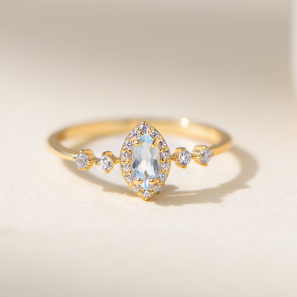 Moissanite Engagement Ring, 1.0-2.0 CT Solitaire Round Cut With Pavé Accents, 14K Gold Vermeil, Rhodium Finish