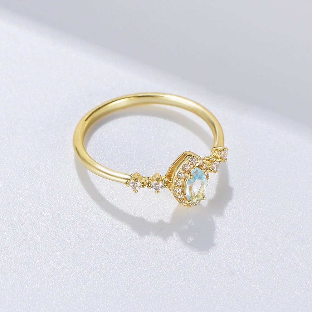 Moissanite Engagement Ring, 1.0-2.0 CT Solitaire Round Cut With Pavé Accents, 14K Gold Vermeil, Rhodium Finish