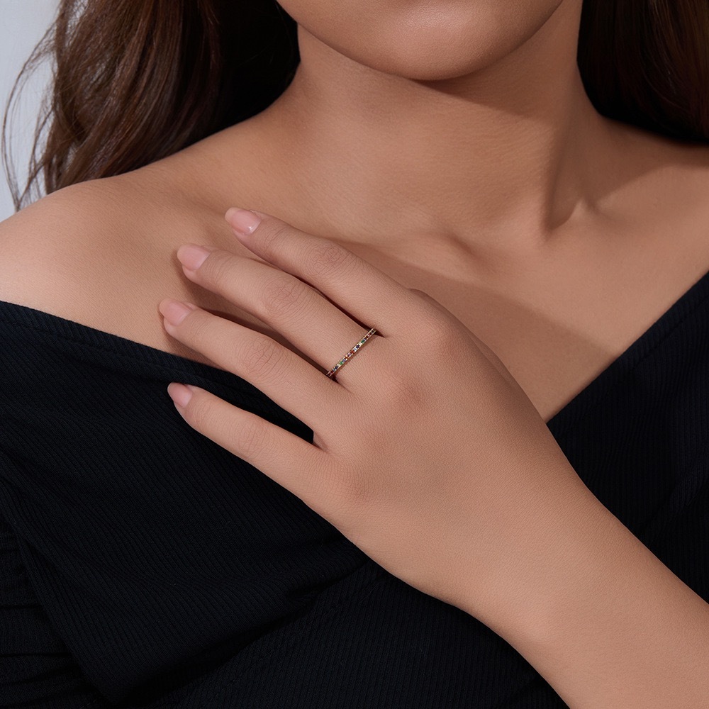 Lab Grown Diamond Wedding Bands, 0.8-1.42 Carat, Eternity Rings in 18K White Gold & Sterling Silver Size 5-10