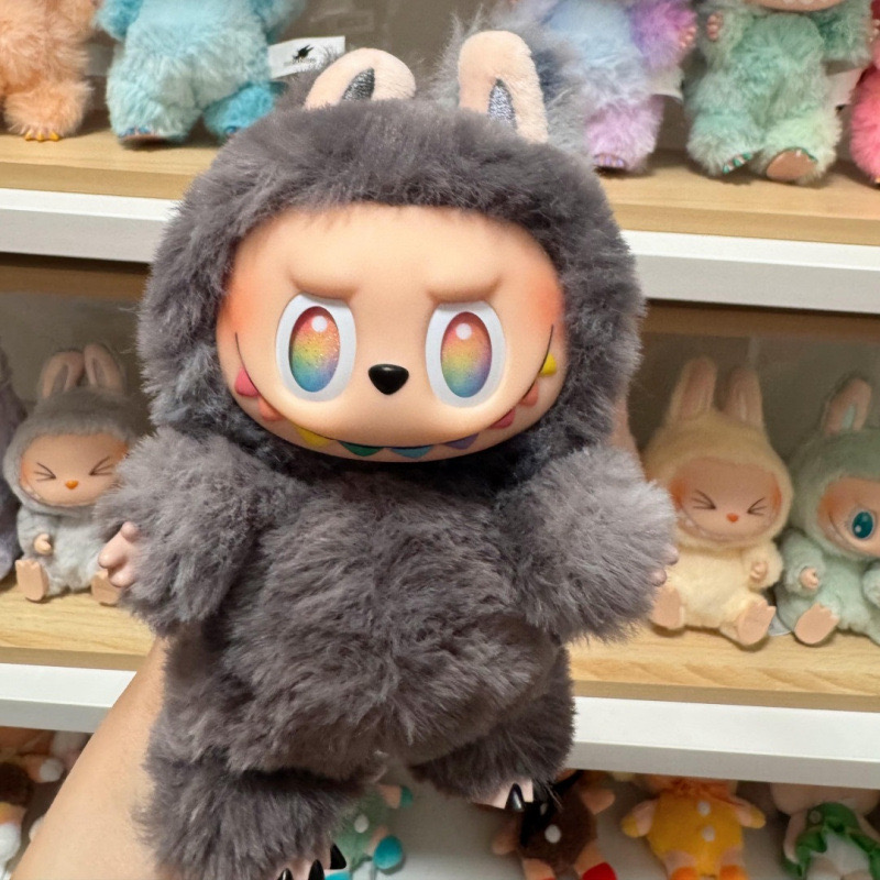 Keychain Accessory Decor, Keychain Decoration backpacks Bag Pendant, Plush Doll Pendant for Keys Collection LABUBU Blind box, random gift