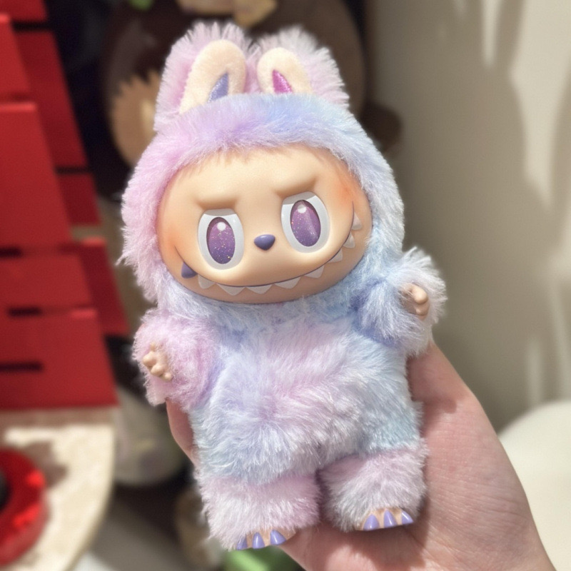 Keychain Accessory Decor, Keychain Decoration backpacks Bag Pendant, Plush Doll Pendant for Keys Collection LABUBU Blind box, random gift