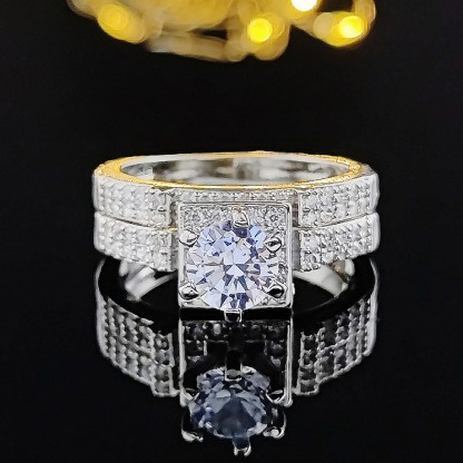 Couple Rings 925 Sterling Silver Adjustable Open fashion Rings Engagement Pair Rings Rings for Men Rings for Women Wedding Promise Engagement Anniversary Ring