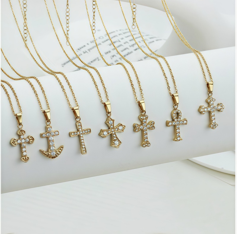 Pendant Necklace for Women, Fashion Jewelry, 14k Gold-Plated